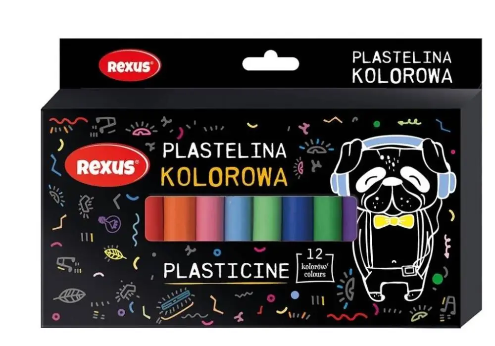 Plastelina 12 kolorów - Beniamin