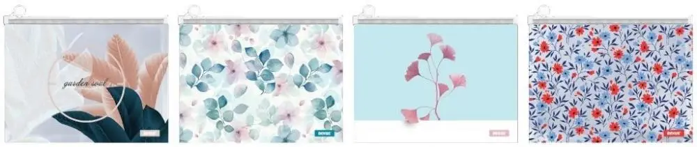 Teczka A4 na suwak flower mix - Beniamin