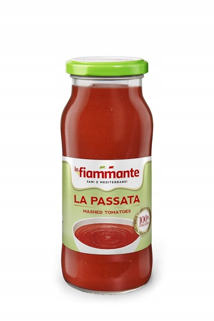 La Passata La Fiammante – Smak Włoch W Poręcznej Szklanej Butelce 340 G