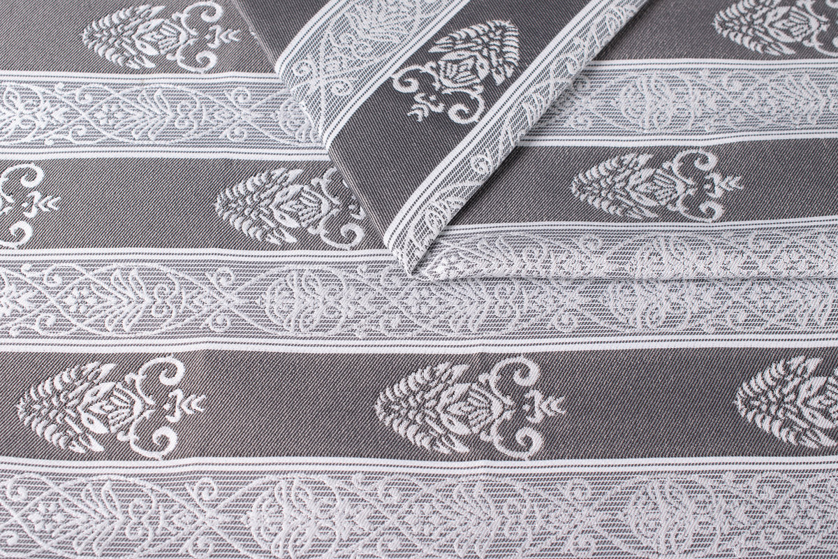 VEGA GRAFIT TKANINA OBICIOWA DEKORACYJNA STYLOWE PASY