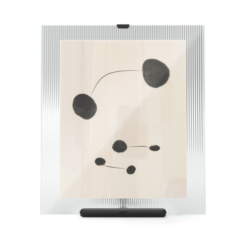 Czarna szklana ramka stojąca 26x30,5 cm Flute – Umbra