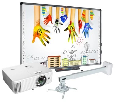 Zestaw interaktywny Avtek TT-BOARD 80 PRO + Vivitek DX335ST + uchwyt ścienny