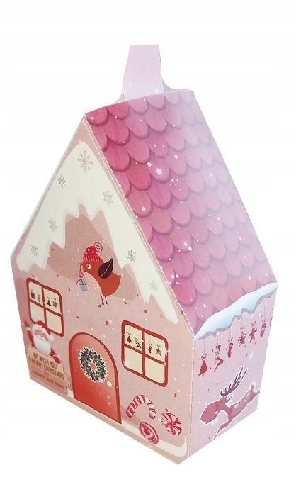 Domek Do Kalendarza Adwentowego Świąteczna Wioska Diy Papier #15