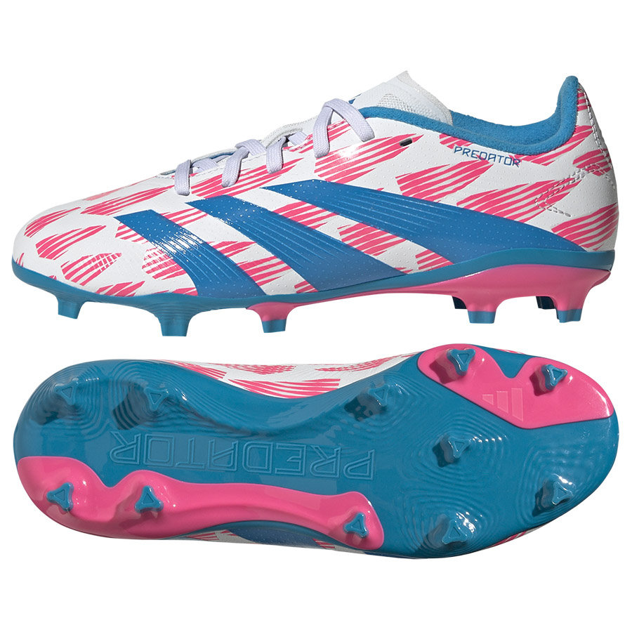 Buty adidas Predator League Jr FG IF6352 biały 36 2/3