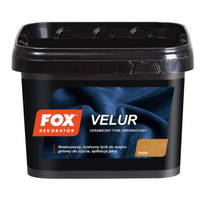 FOX Dekorator Tynk żywiczny Velur 004 india 5 kg