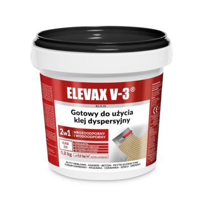 Klej dyspersyjny Elevax V-3 klasa D2E 0,8 kg Jurga