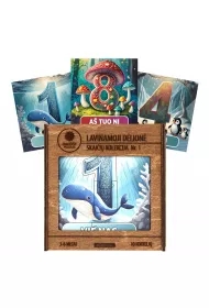 Edukacyjne Puzzle, Karty Drewniane Kolekcja Liczb Nr 1, fantasy