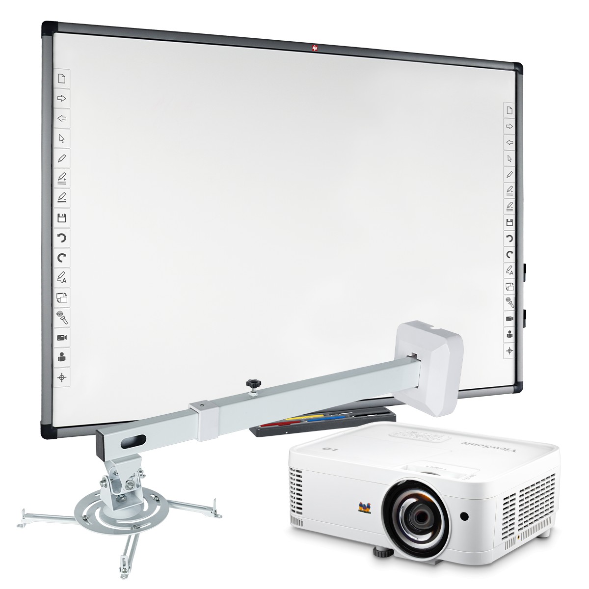 Zestaw interaktywny Avtek Panorama LED (Avtek TT-Board 90 Pro + ViewSonic LS560W + Avtek WallMount 1200)