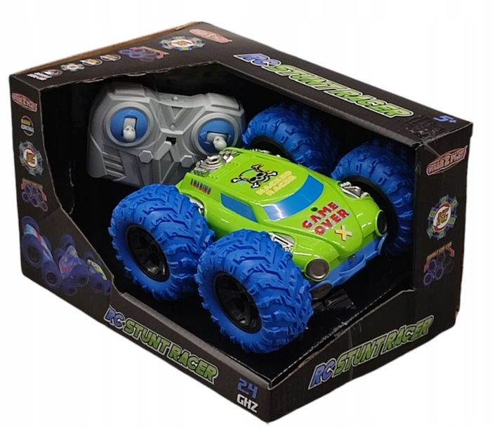 AUTO ZDALNIE STEROWANE OBROTOWE RC Stunt Racer Gear2Play 360 OBROTOWE