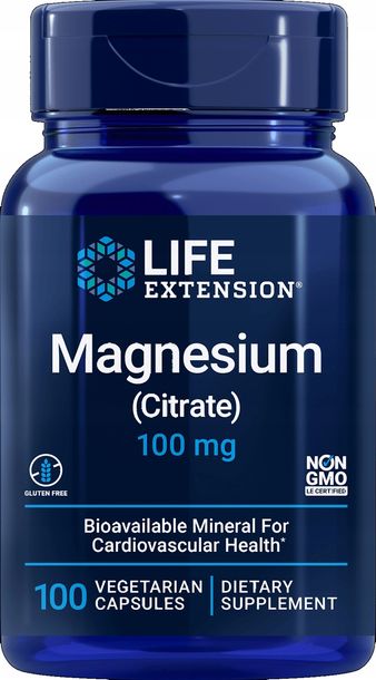 Life Extension Life Extension Cytrynian Magnezu 160 mg - 100 kapsułek