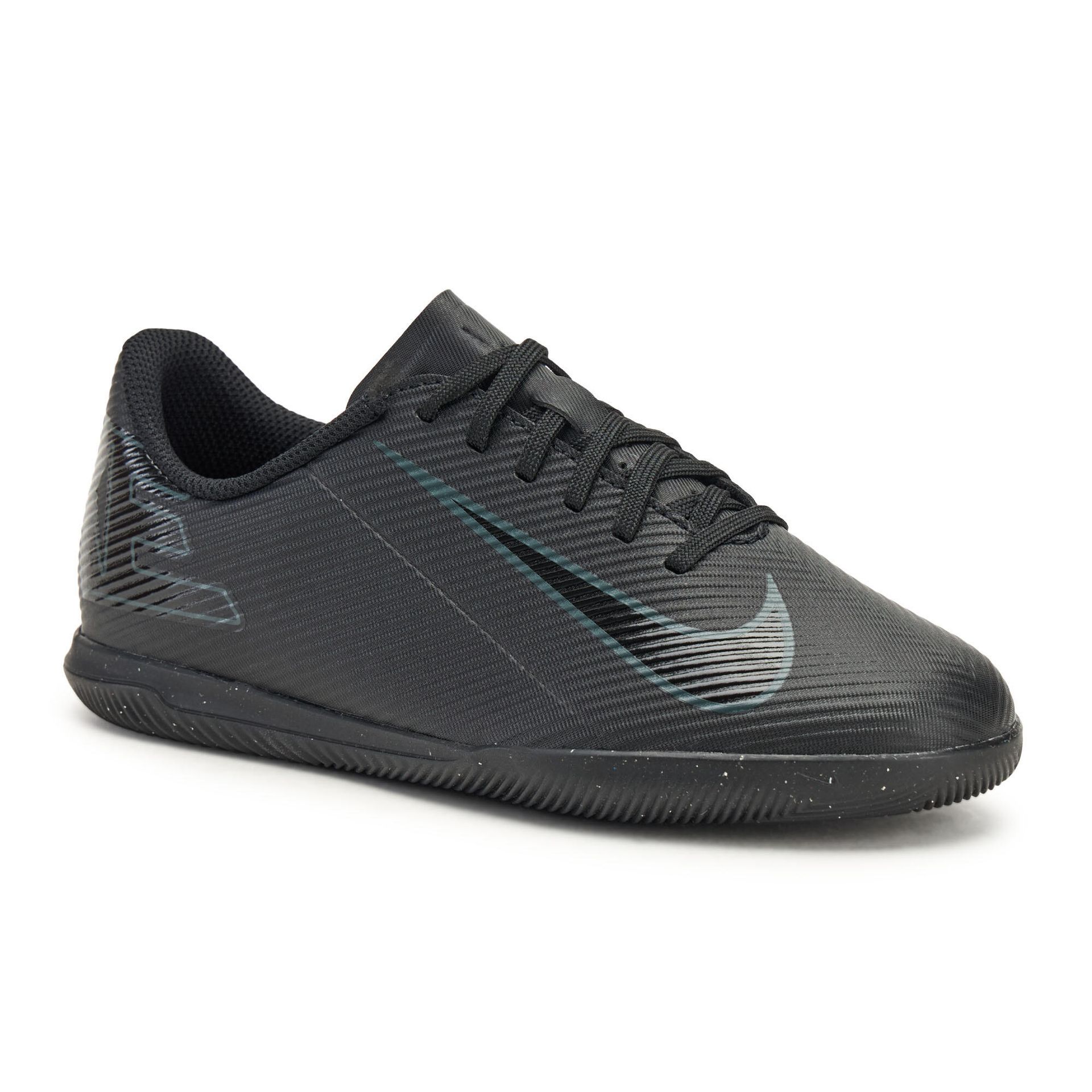 NIKE Buty piłkarskie dla dzieci unisex Vapor 16 Club Ic, Czarny Czarny Głęboka Dżungla, 36.5 EU