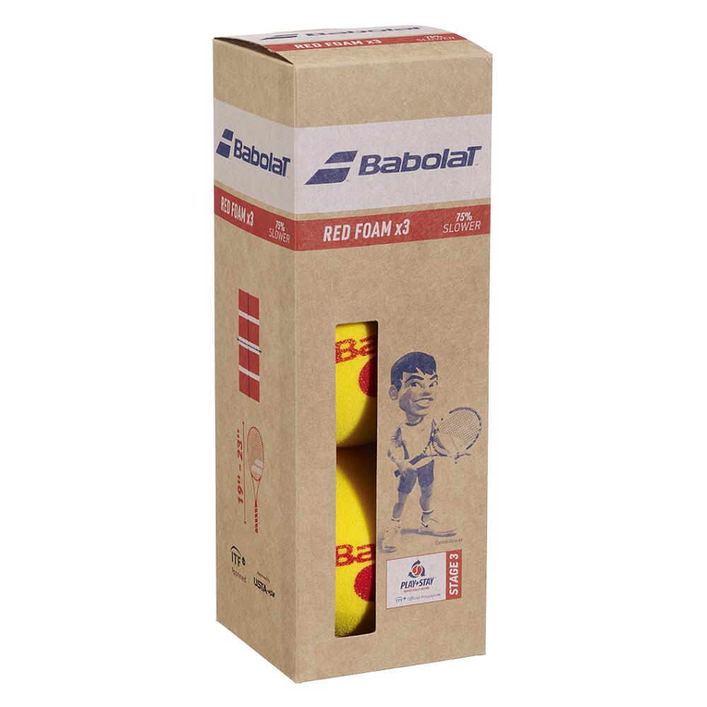 Babolat Red Foam - gąbczaste (3 SZT.) 3B24501015501037