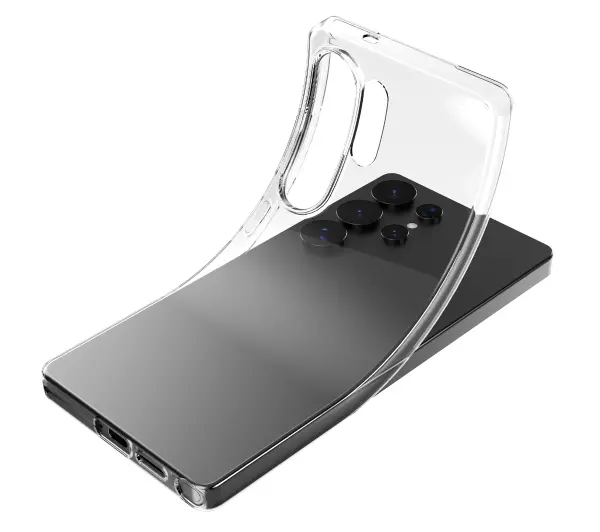 Puro Cover 0.3 Nude do Galaxy S25 Ultra Przezroczysty