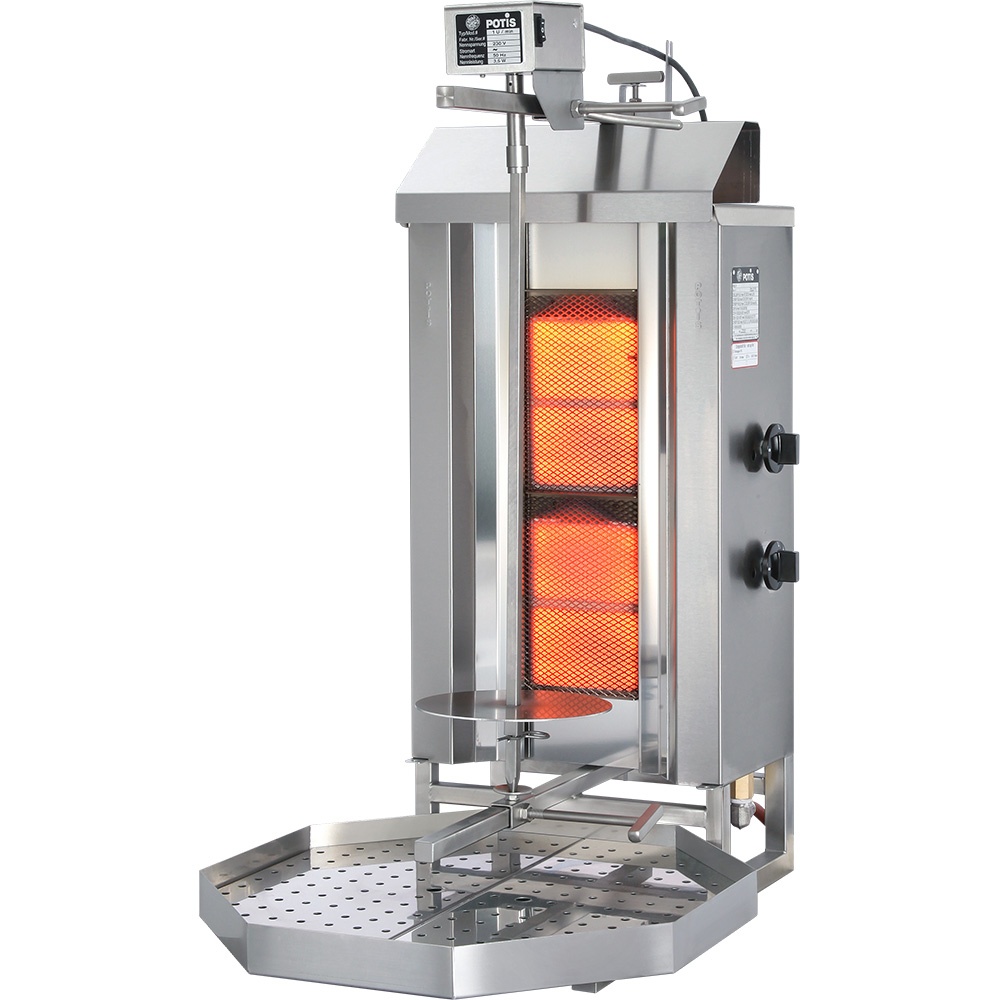 Gyros, kebab gazowy, GD 2, P 7 kW, G 20 STALGAST 777521