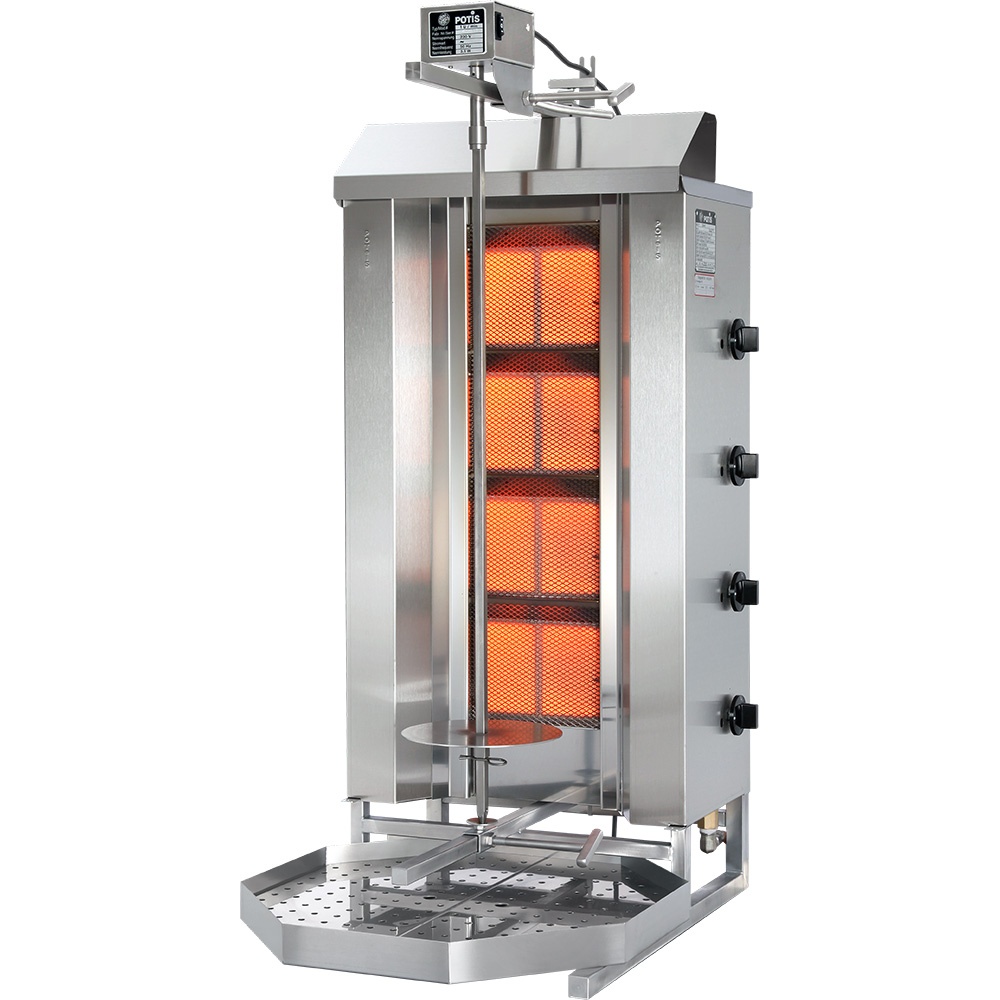 Gyros, kebab gazowy, GD 5, P 17.5 kW, G 20 STALGAST 777551