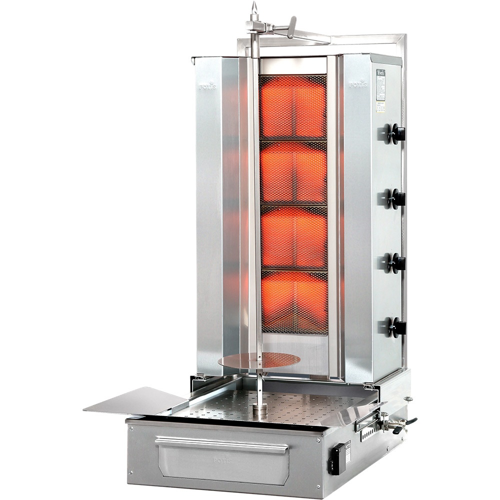 Gyros, kebab gazowy, F GD 4, P 14 KW, G 20 STALGAST 777561
