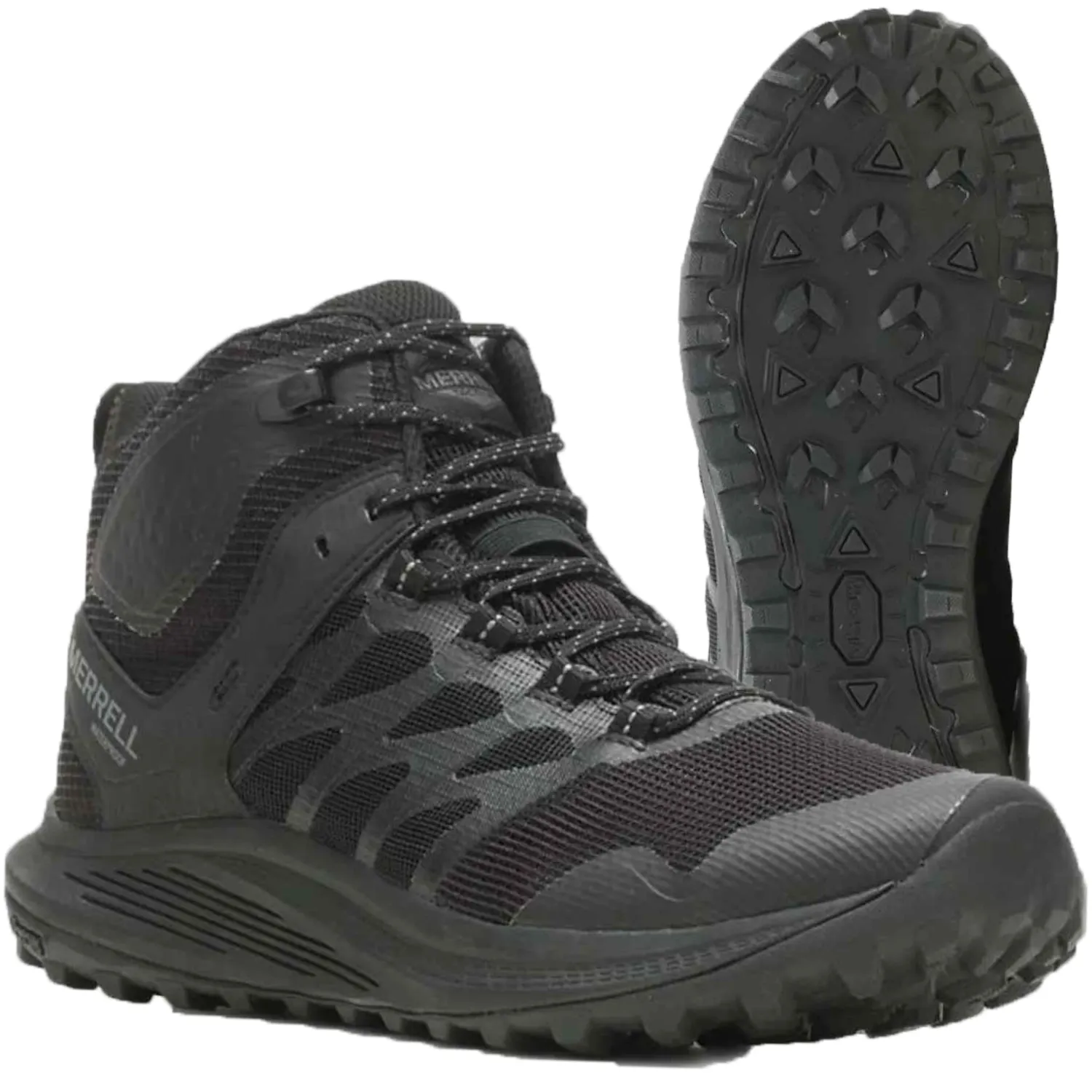 Buty MERRELL Nova 3 Mid Tactical Waterproof Boot - Czarne/Grafitowe  47