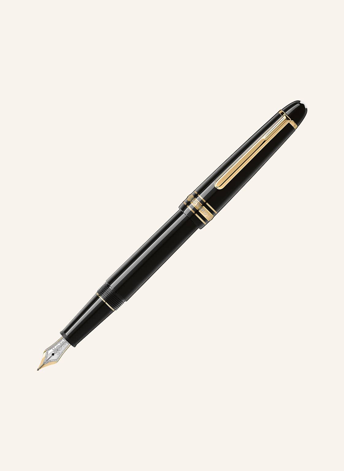 Montblanc Pióro Wieczne Meisterstück Gold-Coated Classique schwarz