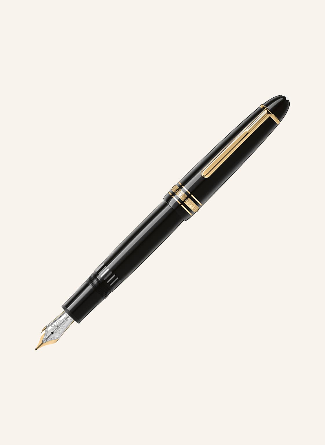Montblanc Pióro Wieczne Meisterstück Gold-Coated Le Grand schwarz
