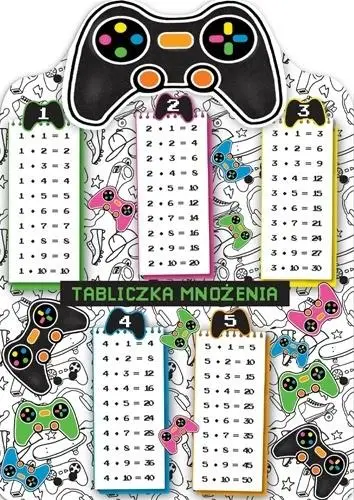 Karta tabliczka mnożenia A5 pad - Henry