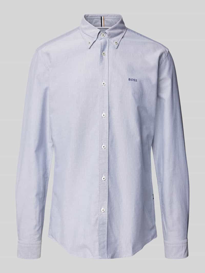 Koszula biznesowa o kroju regular fit z kołnierzykiem typu button down model ‘Roan’