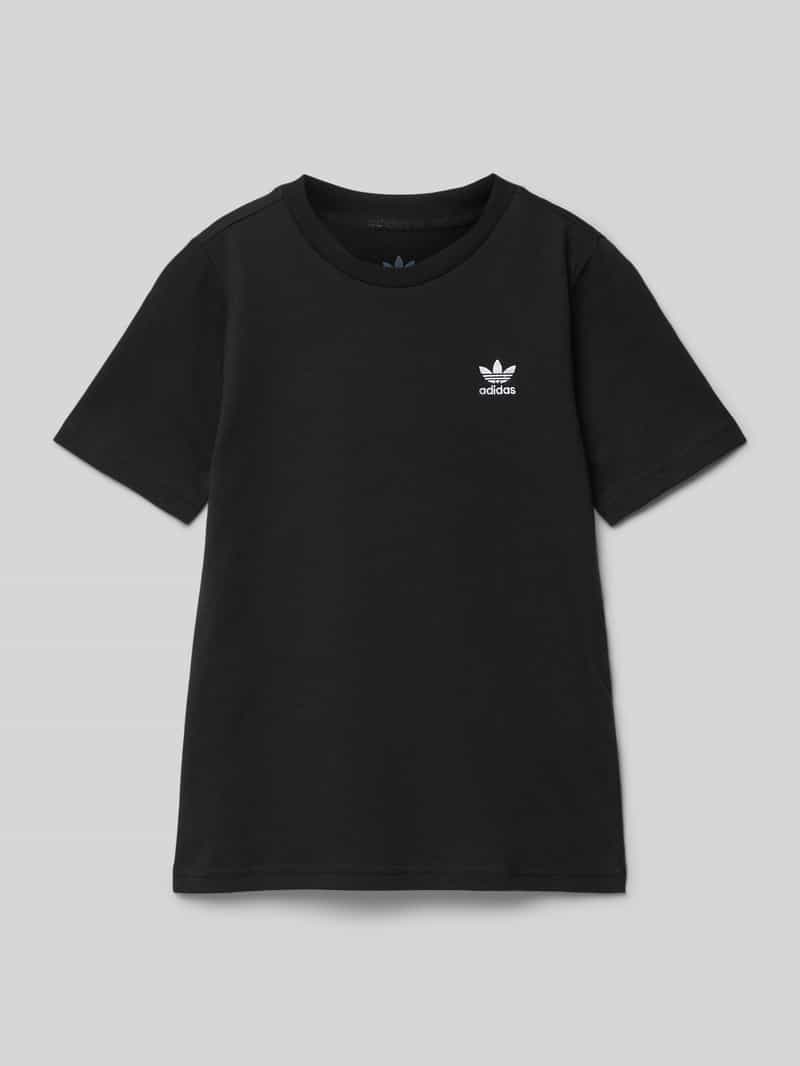T-shirt z wyhaftowanym logo