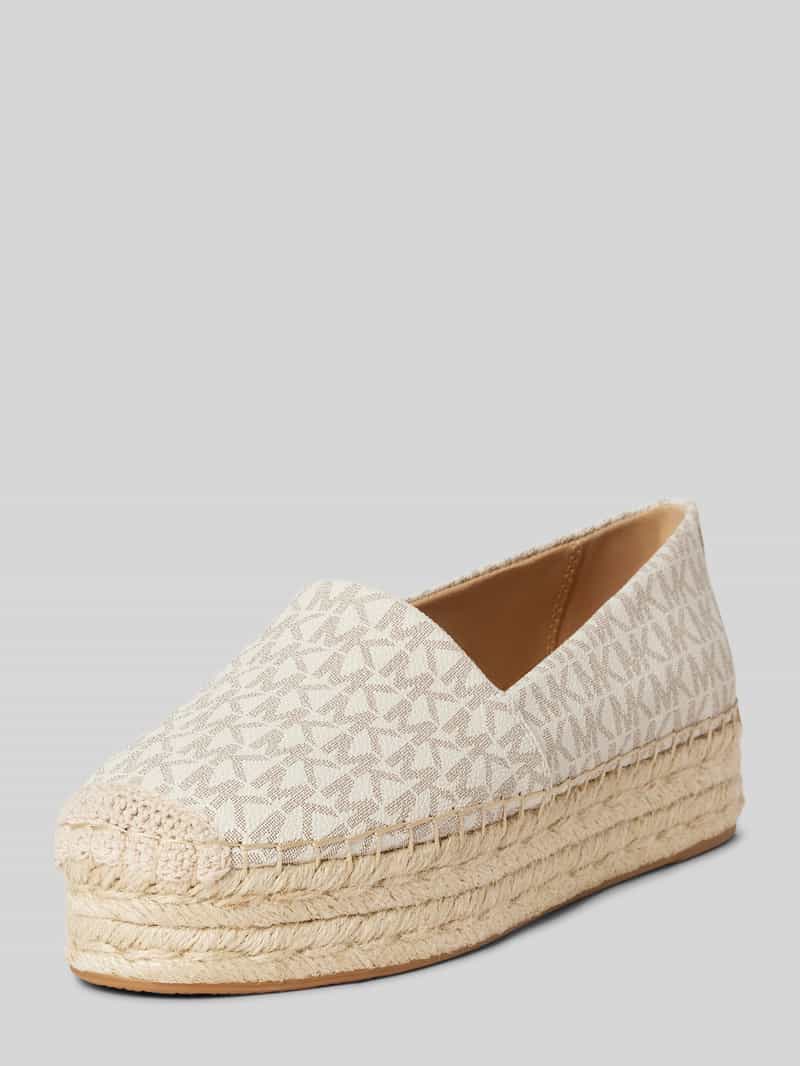 Espadryle z nadrukiem z logo model ‘LYNN’