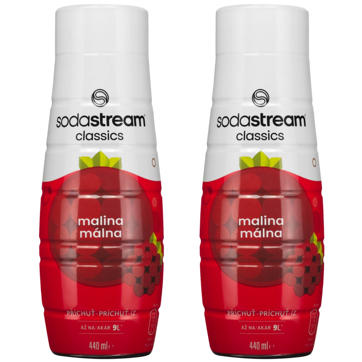 2x Syrop do SodaStream Malina 440ml