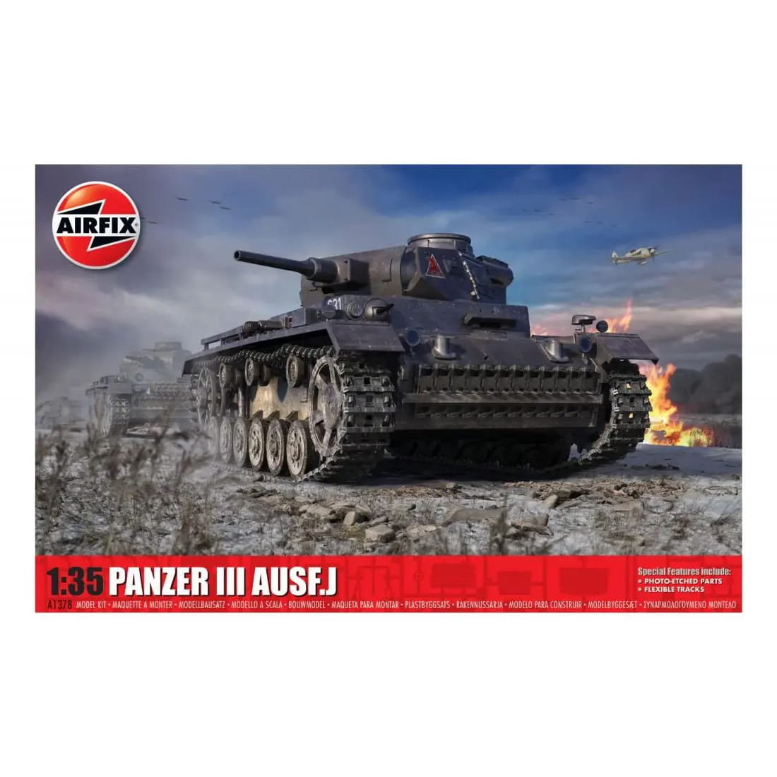 Panzer III AUSF.J A1378 , 1:35, Airfix