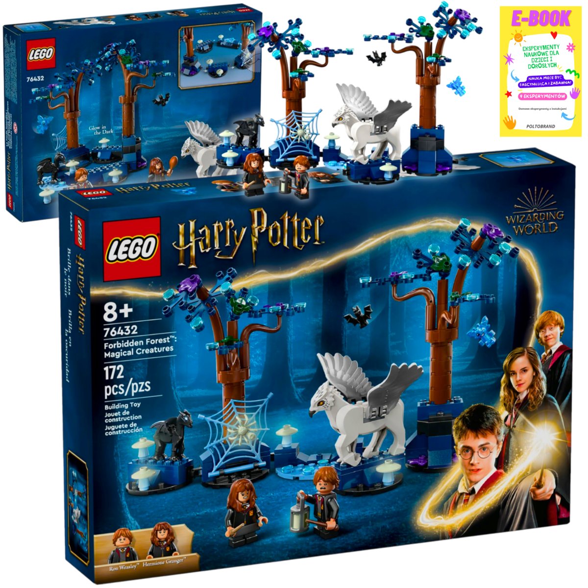 LEGO HARRY POTTER ZESTAW ZAKAZANY LAS MAGICZNE STWORZENIA KLOCKI PREZENT + EBOOK