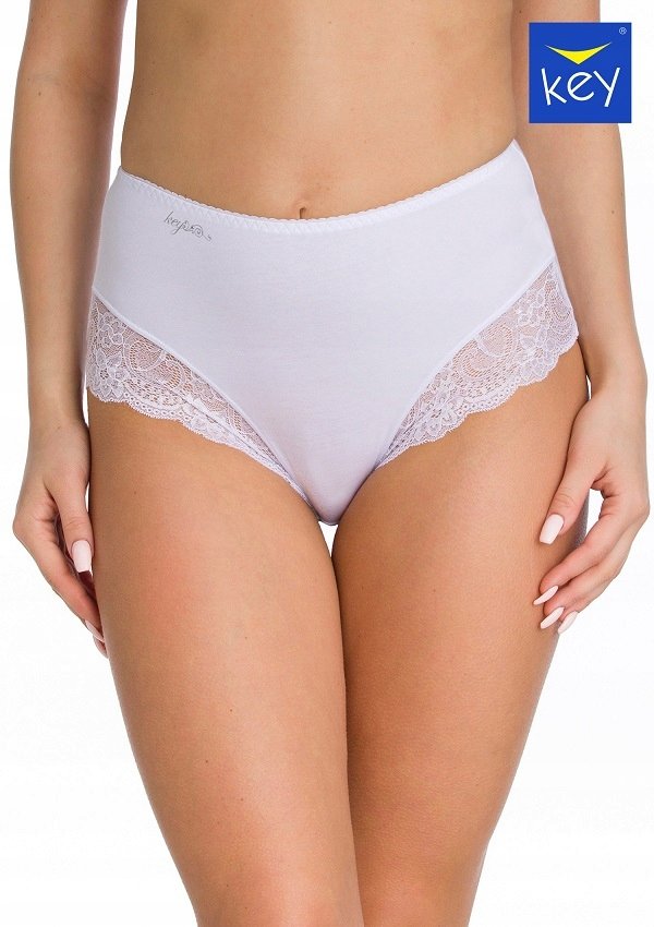 Figi damskie KEY LPF-111, 2-pak, białe 3XL