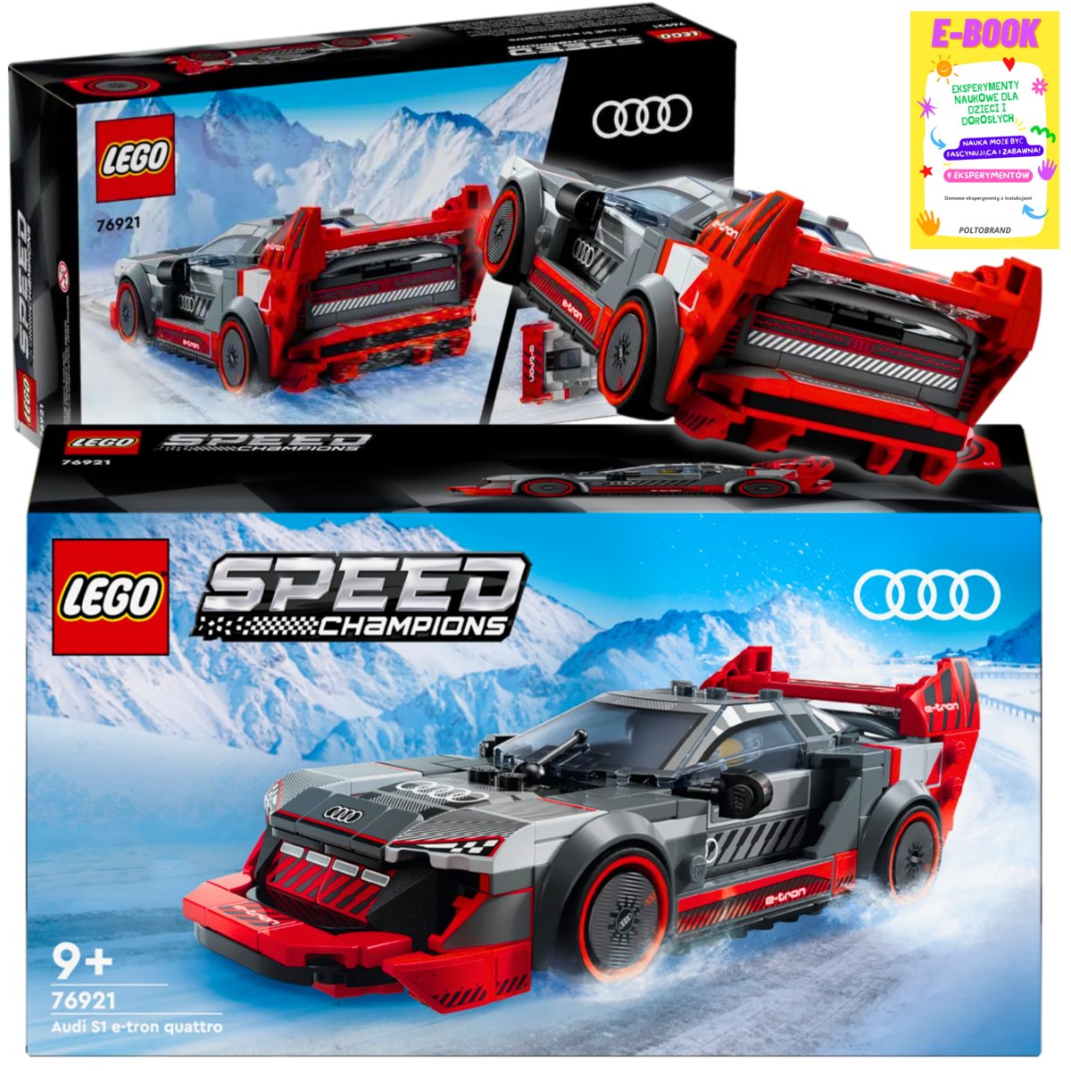 LEGO KLOCKI Speed Champions Audi S1 E-tron Quattro 76921 KLOCKI AUTO NA PREZENT + EBOOK