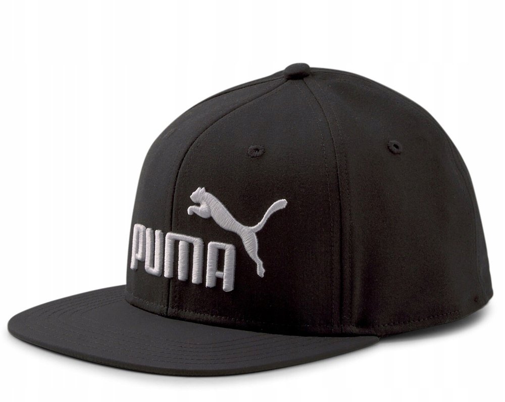 Czapka puma flatbrim cap fb z prostym daszkiem czarna