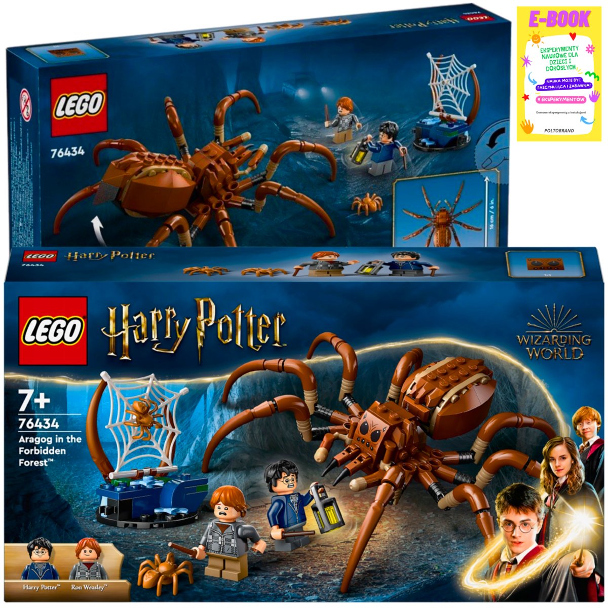 LEGO® Aragog W Zakazanym Lesie™ HARRY POTTER KLOCKI LEGO PREZENT 76434 + EBOOK