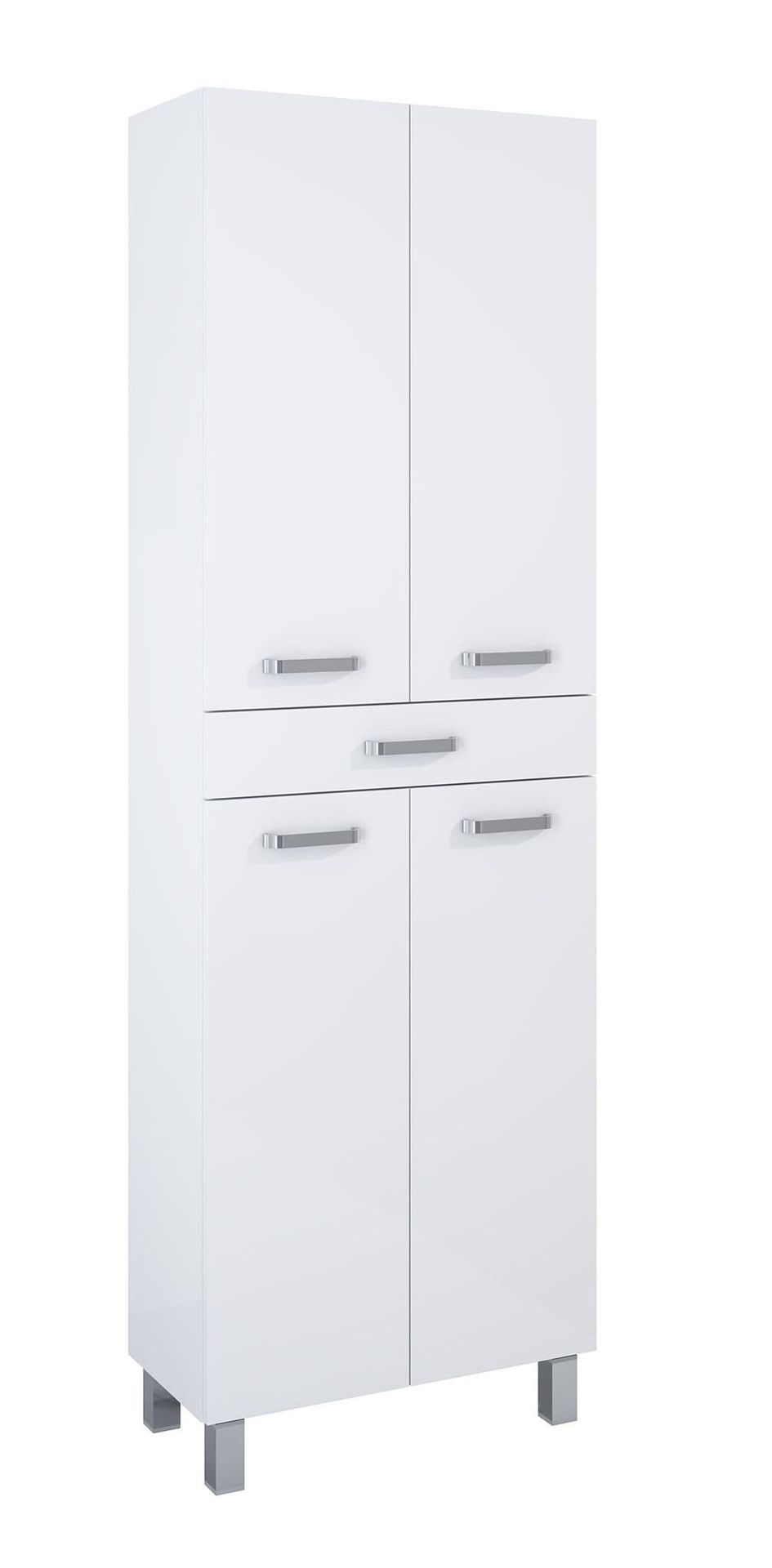 Słupek łazienkowy Elita Sunn 60x182x30 cm biały połysk RE169202008060