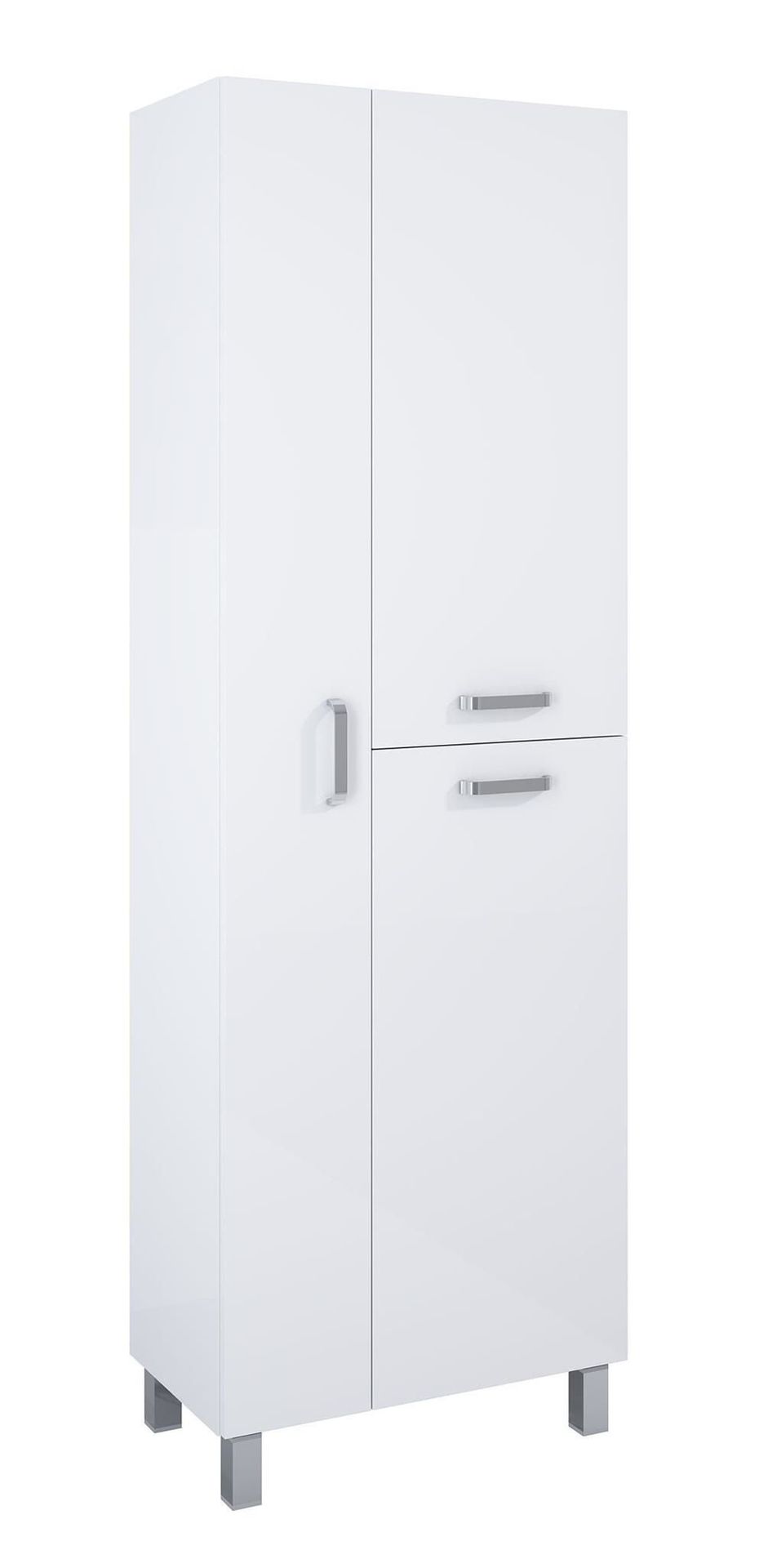 Słupek łazienkowy Elita Sunn 60x182x35 cm biały połysk RE169203008060