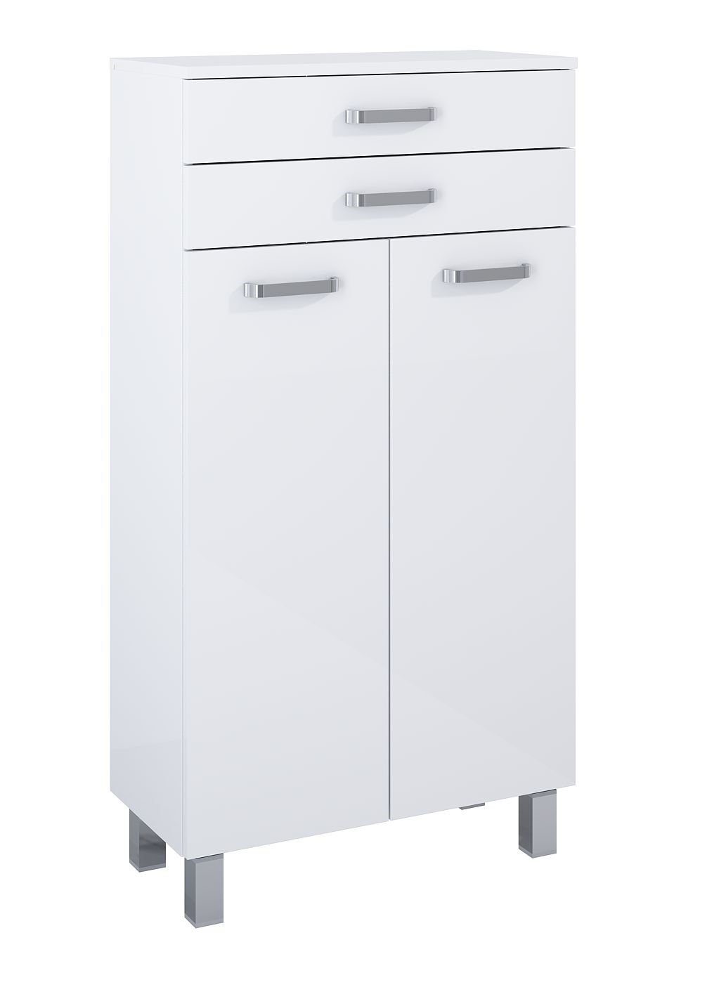 Półsłupek łazienkowy Elita Sunn 60x115x30 cm biały połsyk RE169204008060