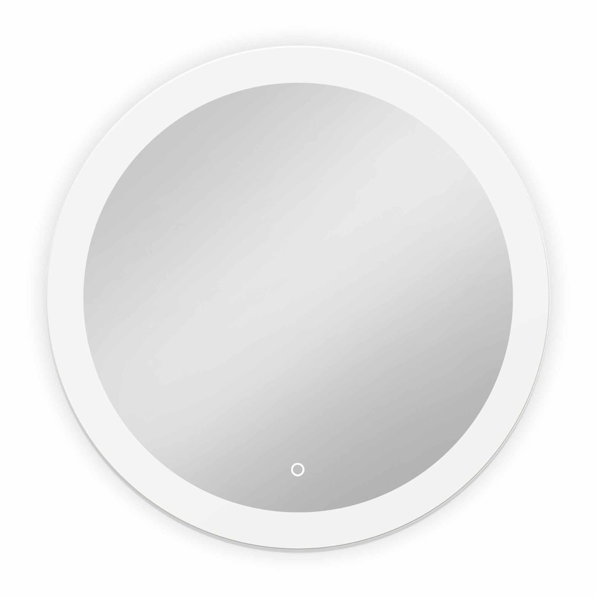 Lustro łazienkowe led barwa zimna okrągłe 60 cm Galaxy Manufaktura Parczówek