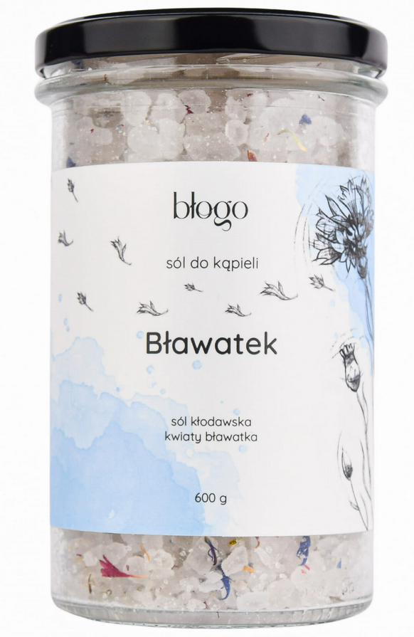 Sól do kąpieli Bławatek, 600 g Błogo