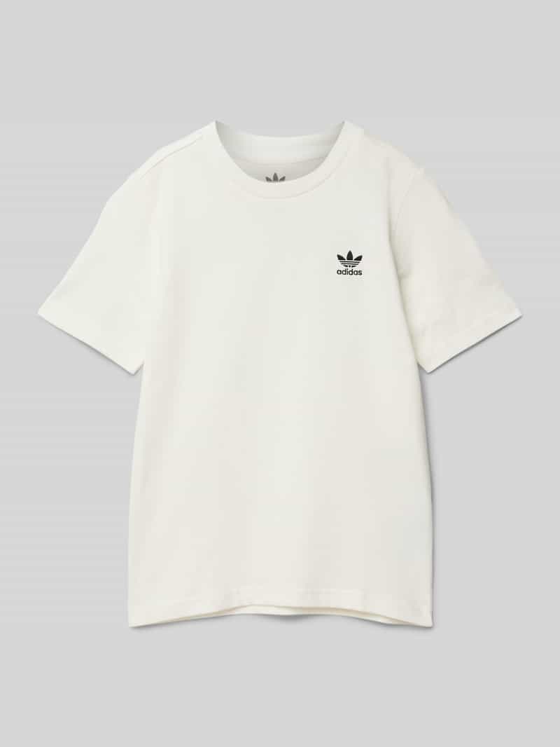 T-shirt z wyhaftowanym logo model ‘CLOWHI’