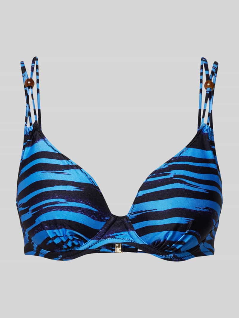 Top bikini z nadrukiem z motywem