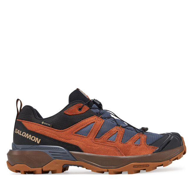 Trekkingi Salomon X Ultra 360 Leather Gore-Tex L47684900 Niebieski