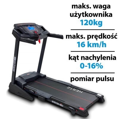 Bieżnia elektryczna HERTZ FITNESS Active 2 1840W 16km/h