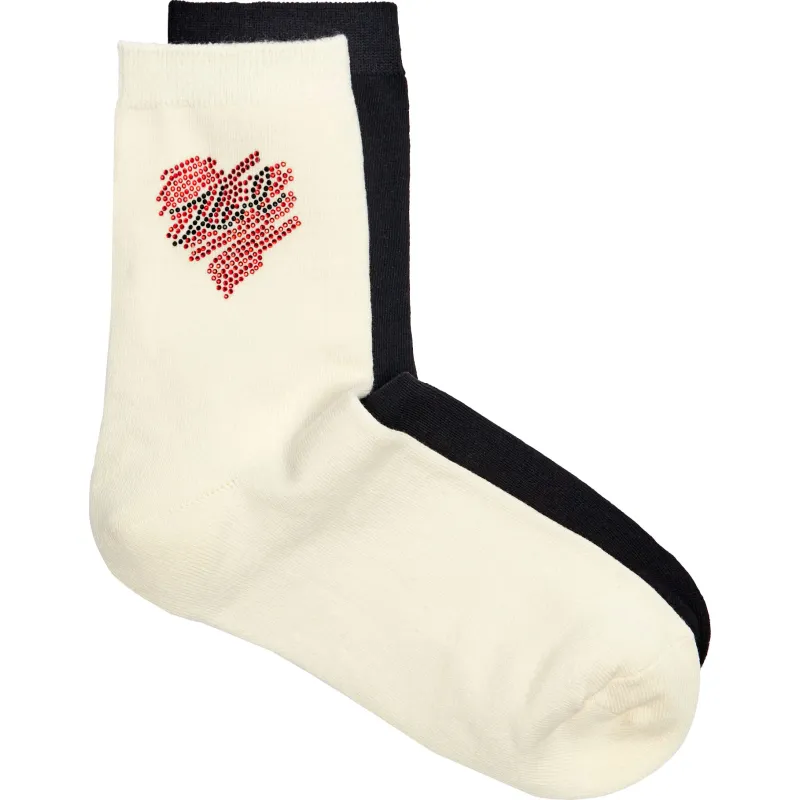 Karl Lagerfeld Skarpety 2-pack K/Heart