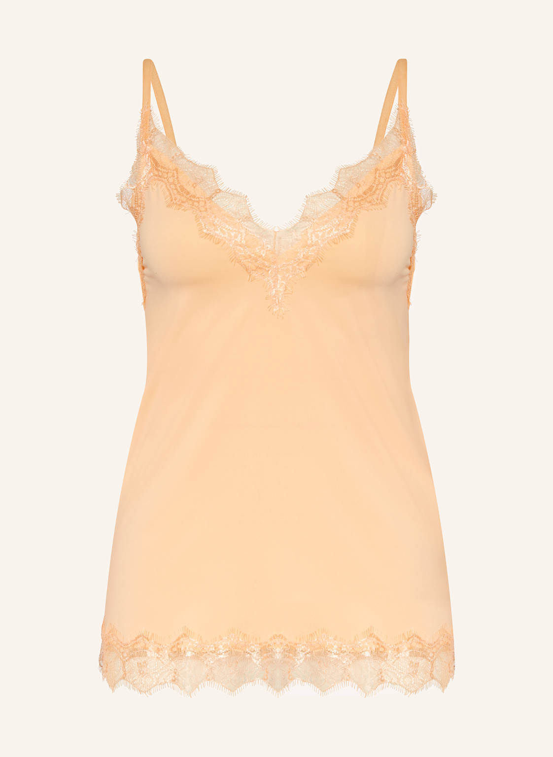 Rosemunde Top Billie Z Koronkowym Obszyciem pink