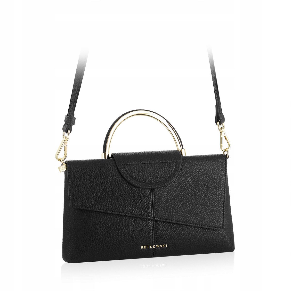 Betlewski REESE Elegancka kopertówka skóra ekologiczna