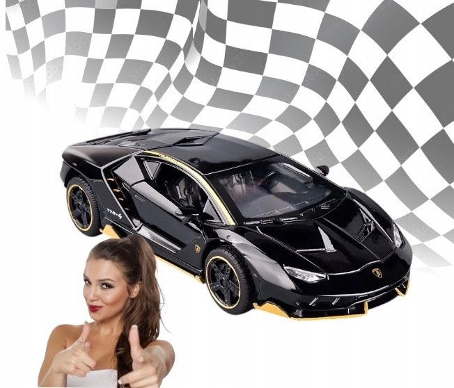 Model samochodu Lamborghini LP770 1:32 otwierane drzwi