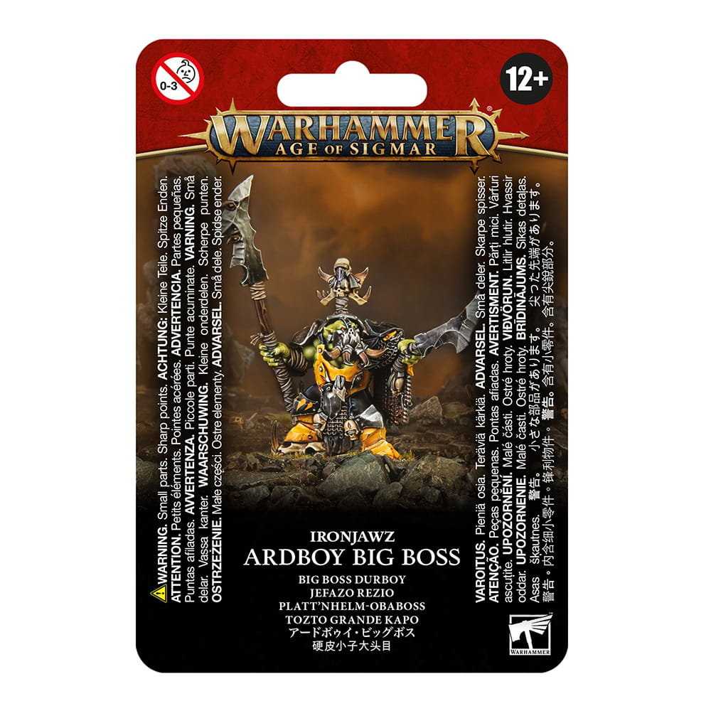 Ardboy big boss orruk warclans, warhammer age of sigmar