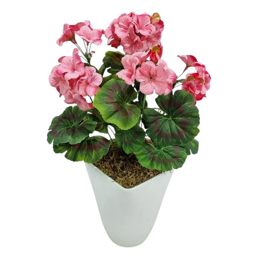 PELARGONIA sztuczna BUKIET bez doniczki mały (2295.24b) jasny róż