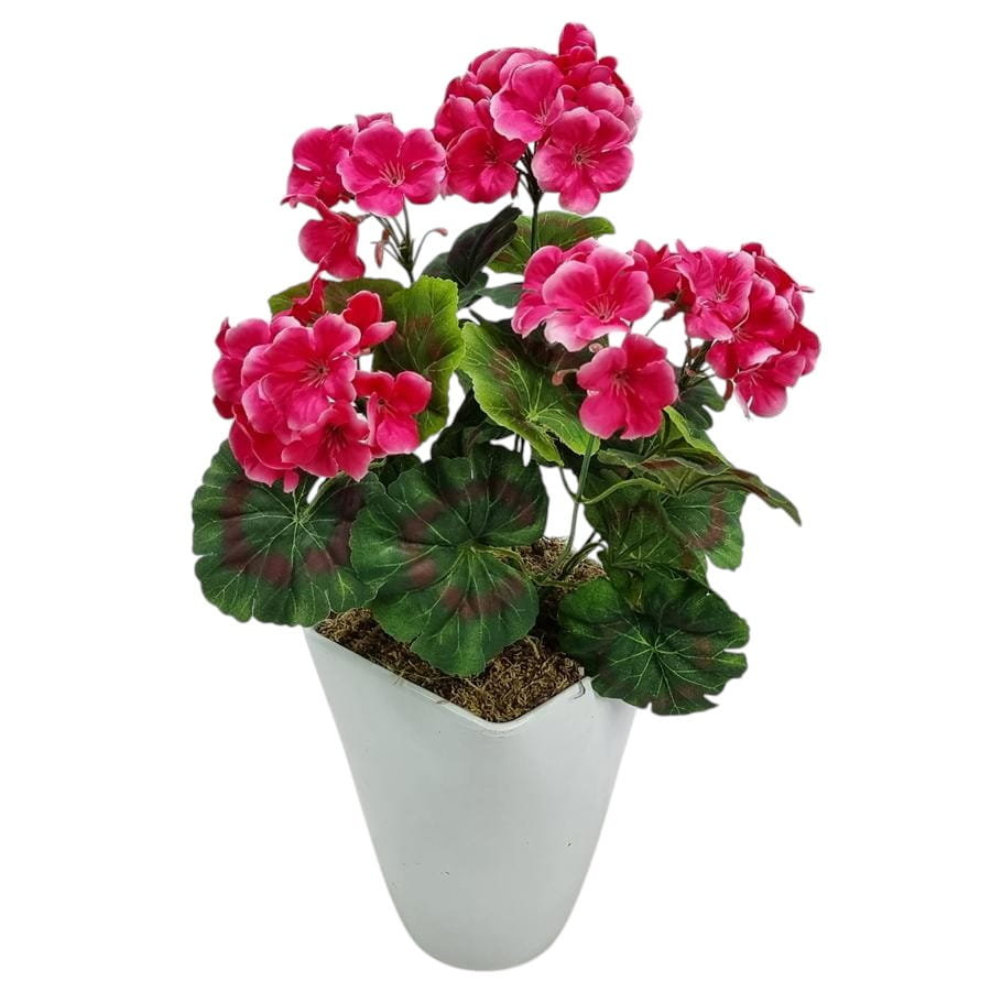 PELARGONIA sztuczna BUKIET bez doniczki mały (2295.3b) różowa